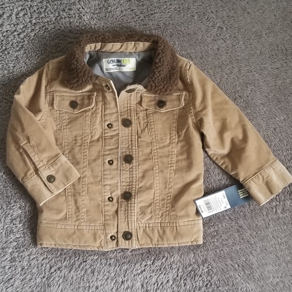 OshKosh B'gosh Other - Genuine Kids Tan Corduroy Coat NWT